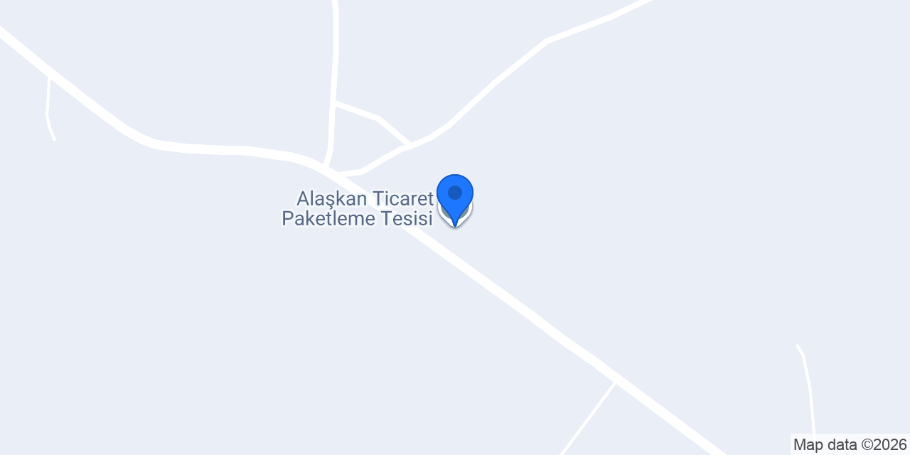 Alaşkan Ticaret Paketleme Tesisi konumu