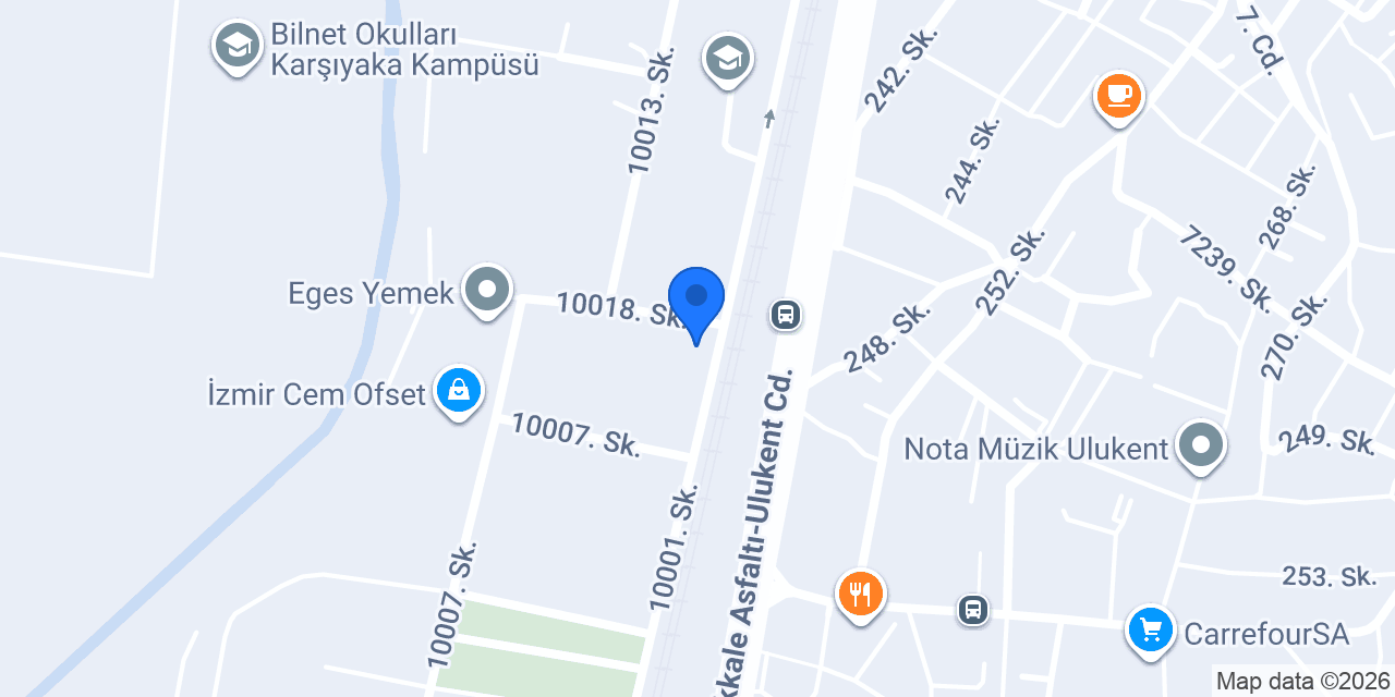 İzfen Koleji konumu