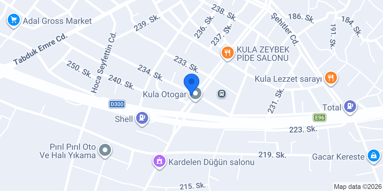 KULA SEYAHAT konumu