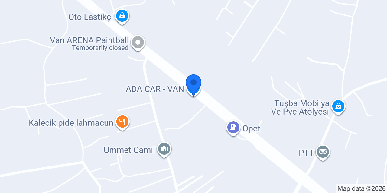 ADA CAR - VAN konumu