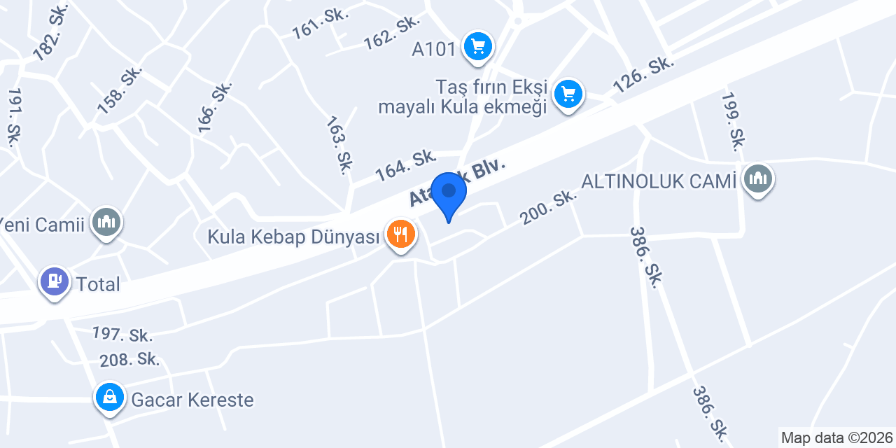 Kula Et Dünyası konumu
