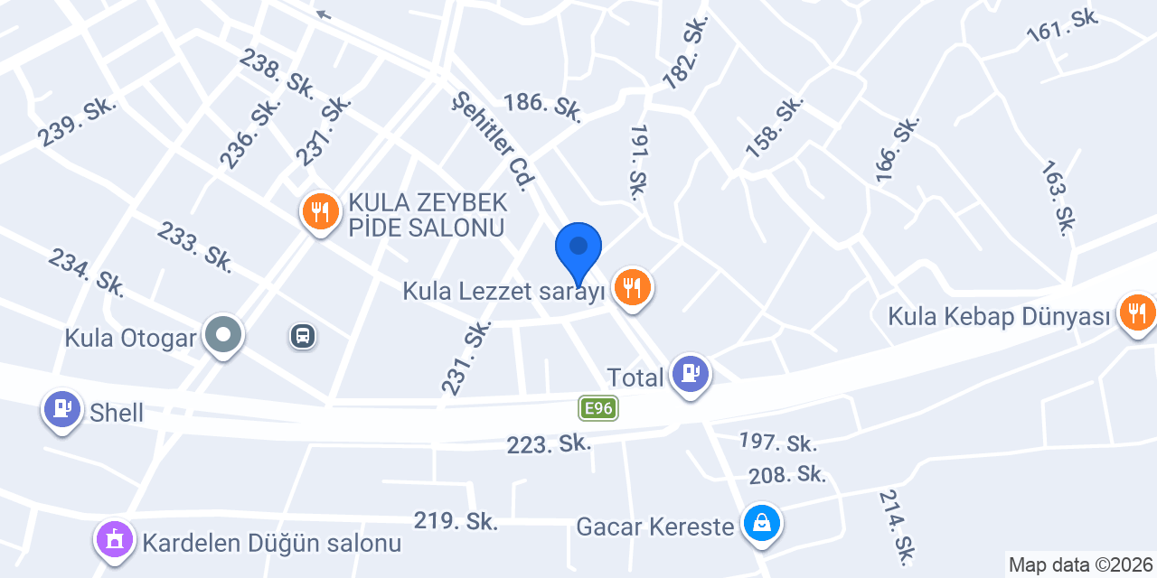 DHL eCommerce - Kula Şubesi konumu