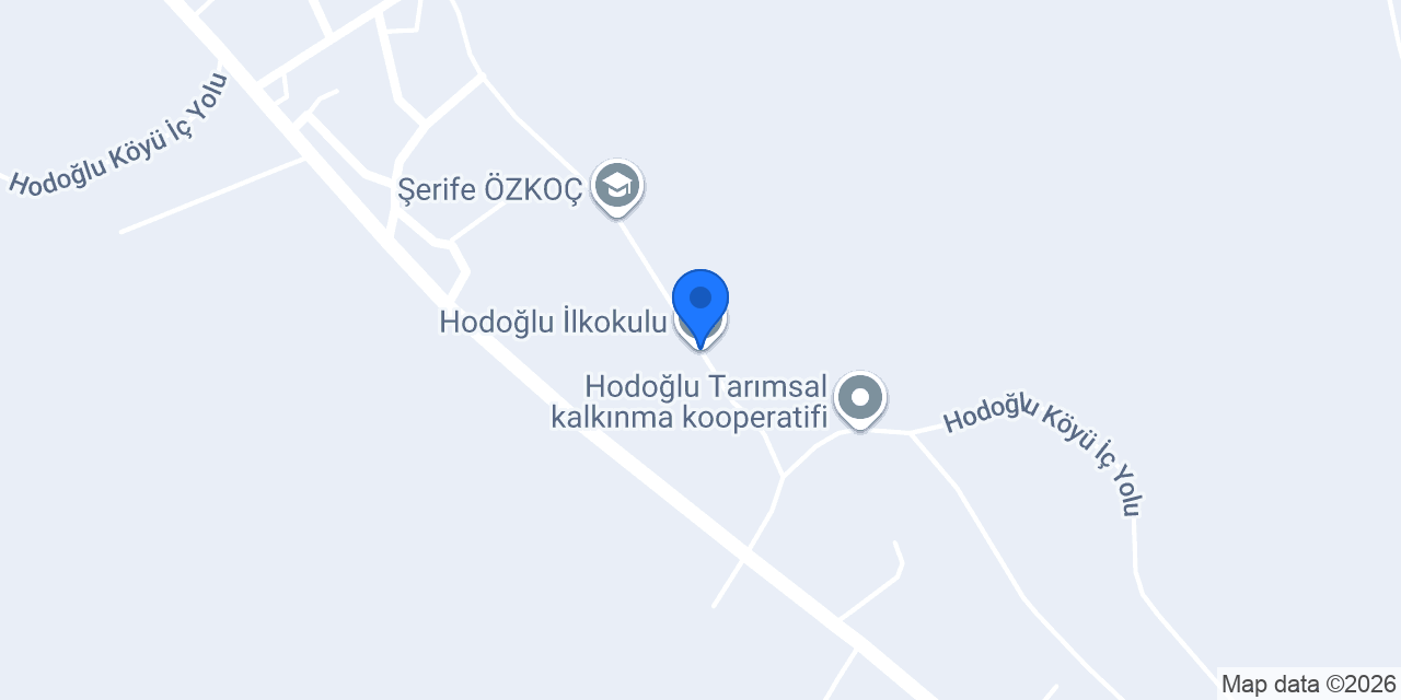 Hodoğlu İlkokulu konumu