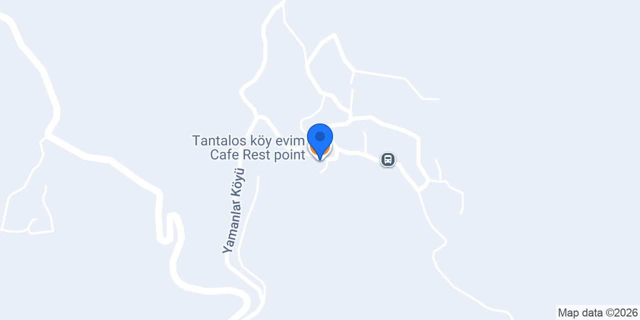 Tantalos köy evim Cafe Rest point konumu