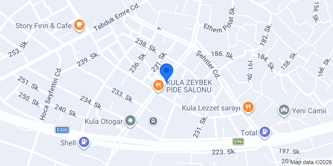 Kurcan Otel konumu