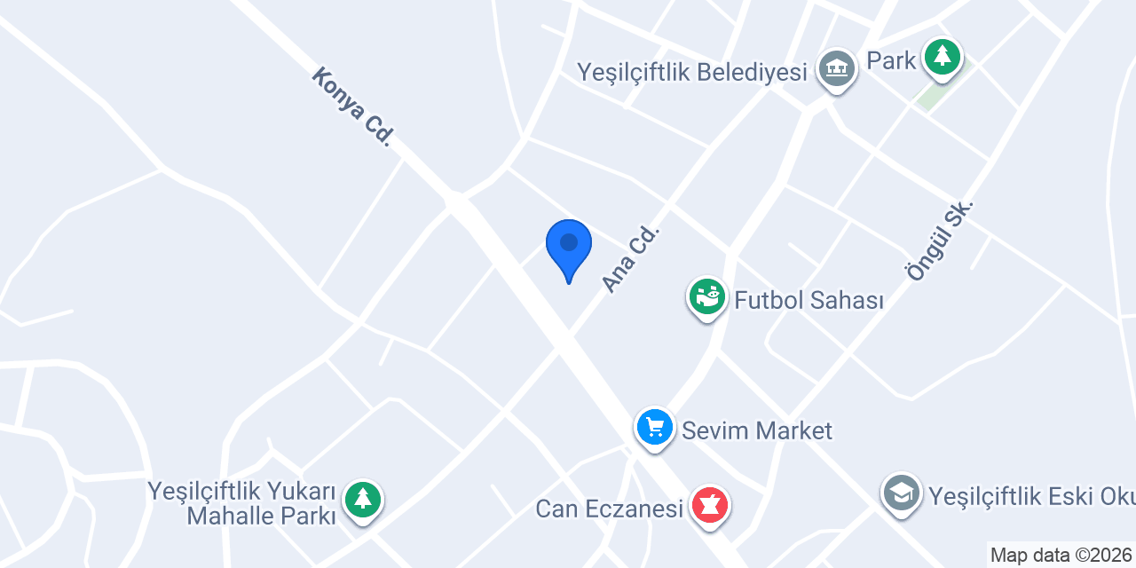 Yeşilçiftlik İlkokulu konumu
