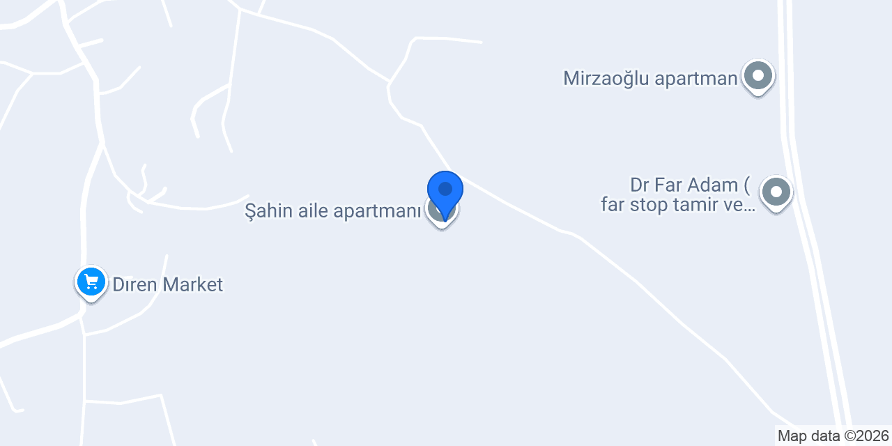 Şahin aile apartmanı konumu