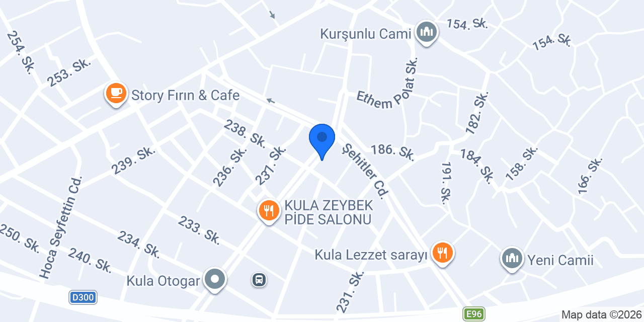 Huzur pastanesi konumu