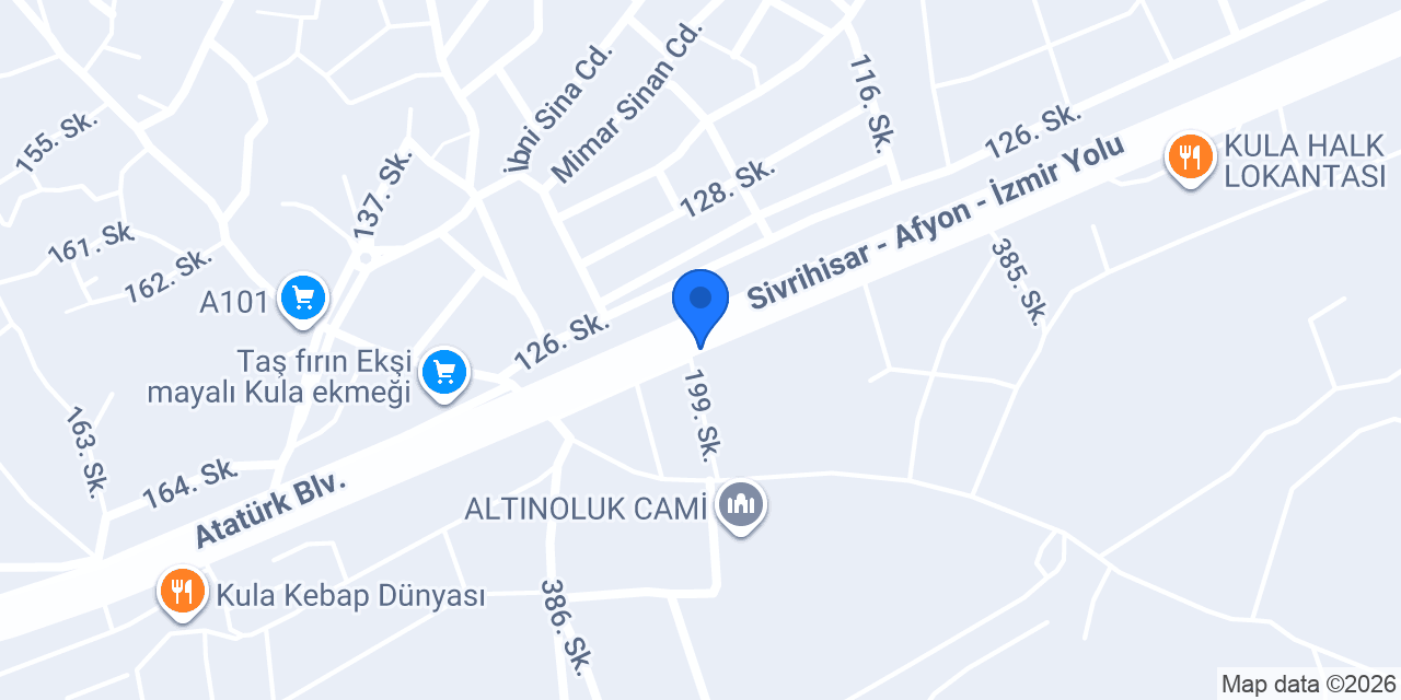 KULA MAYA EKMEK FIRINI konumu