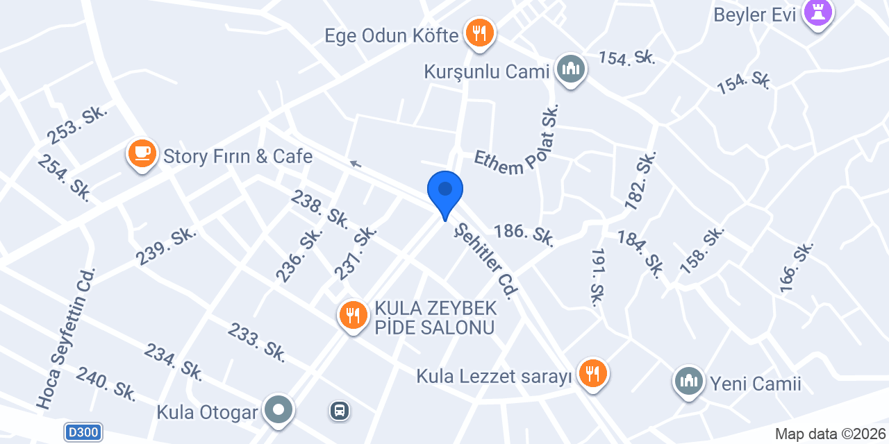 1037 Sayılı Kula Tarım Kredi Kooperatifi konumu