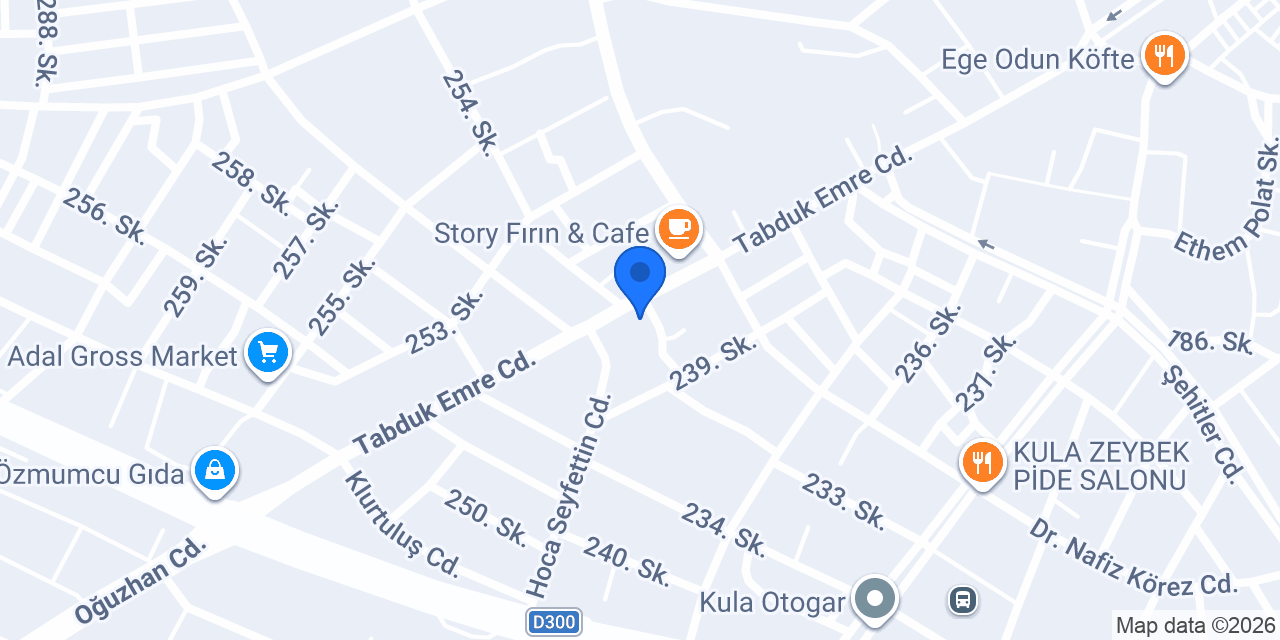 Artı Kitap Kırtasiye konumu