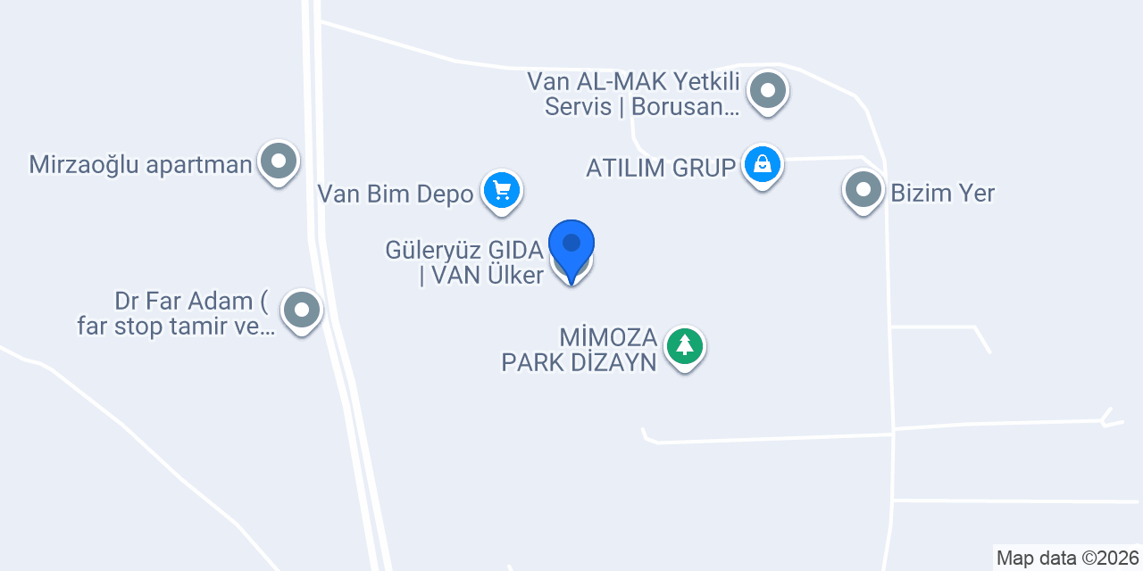 Güleryüz GIDA | VAN Ülker konumu