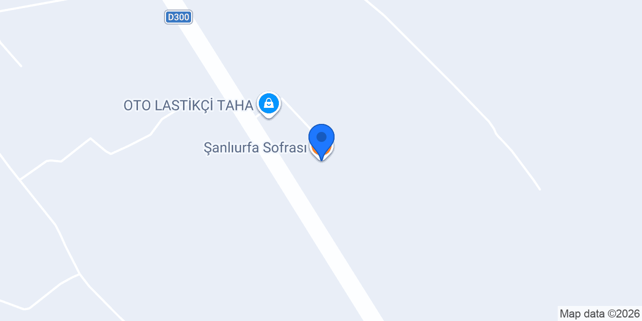 Şanlıurfa Sofrası konumu