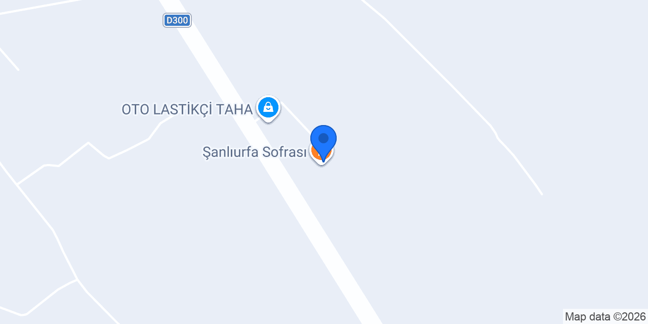 Öz Urfa Sofrası konumu