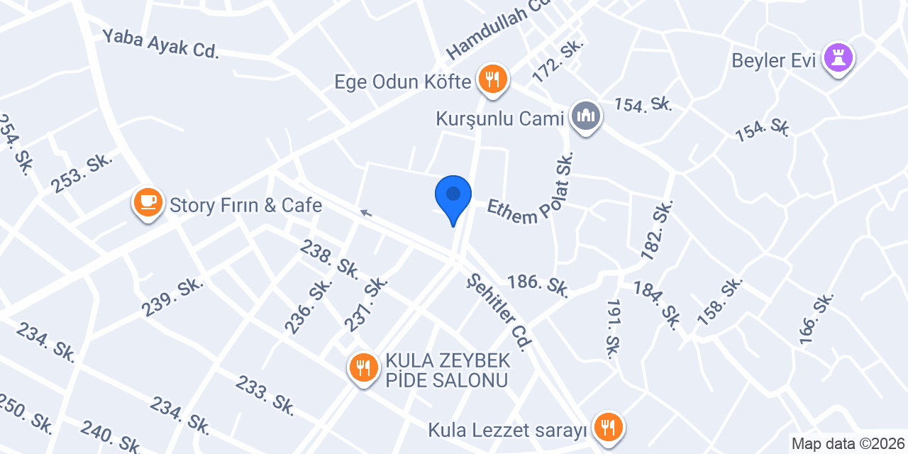 ÖZLİVA PASTANESİ konumu