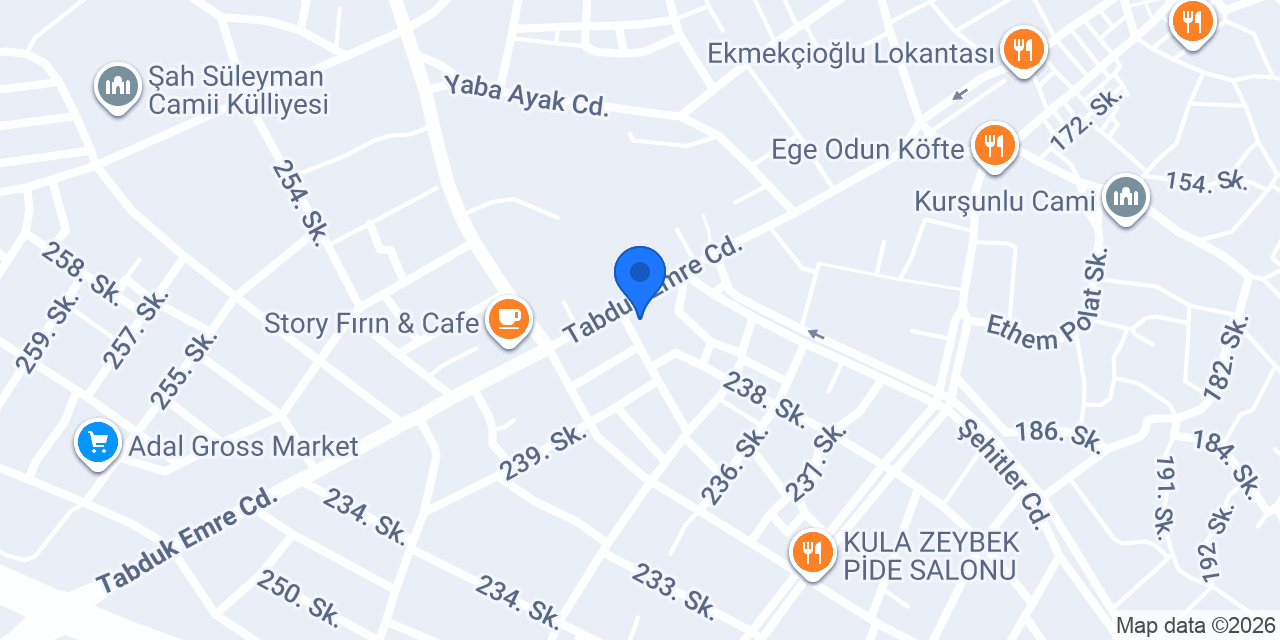 KULA MEDİKAL konumu