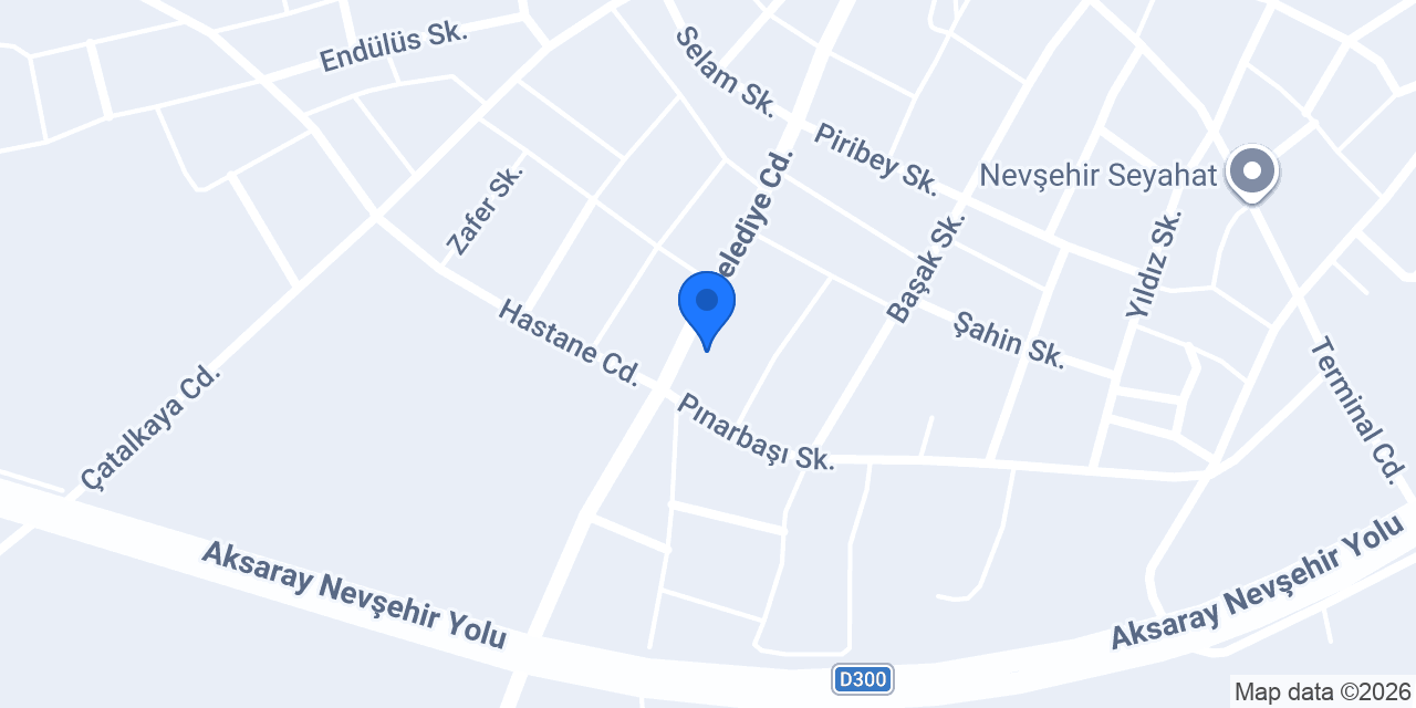 Acıgöl Belediyesi konumu