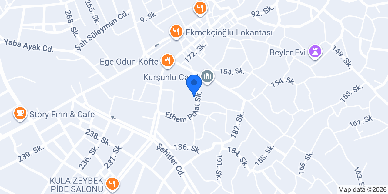 Akıncı İnşaat & Müteahhitlik konumu