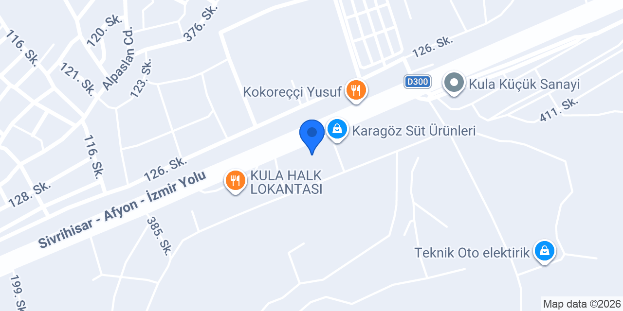 Kula Lastik dününyası konumu