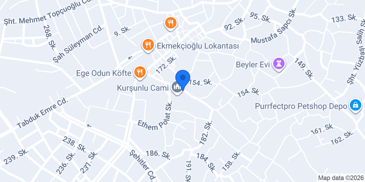 İzmirim terzi konumu