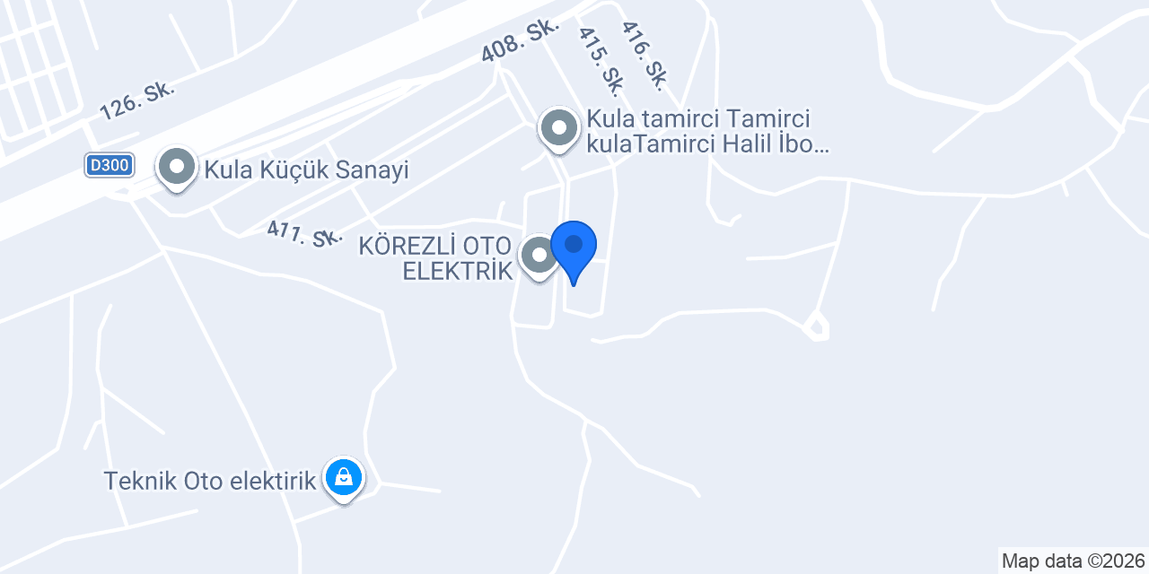 Yılmaz Oto Elektrik konumu