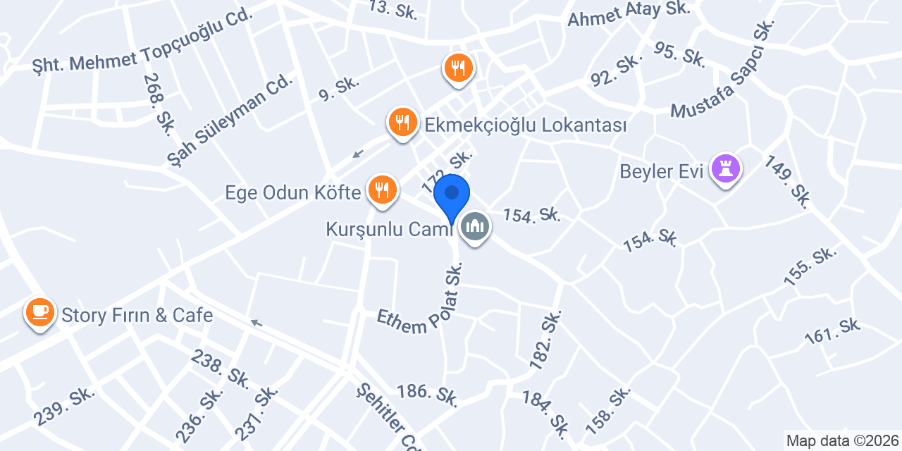 Kula Aile Sağlığı Merkezi konumu