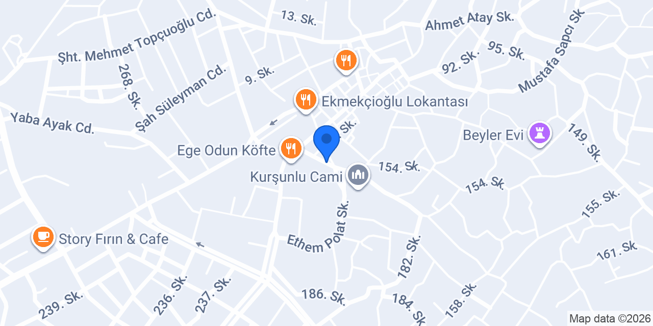 Özen Pide Salonu konumu