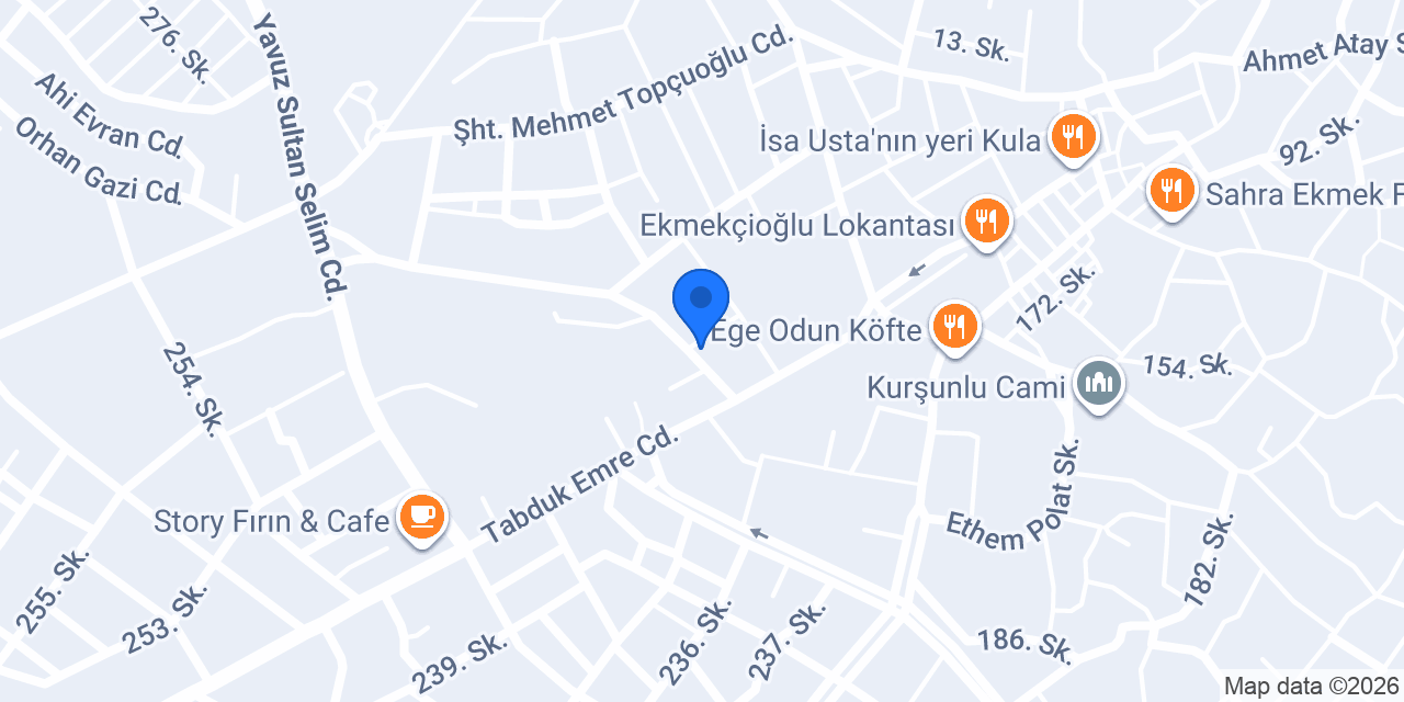 Kula Orman İşletme Şefliği konumu