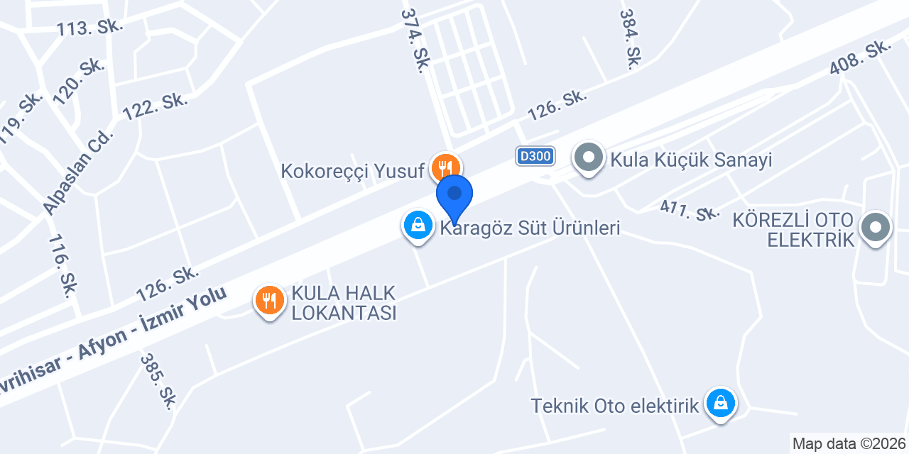 Karagöz Et Lokantası konumu