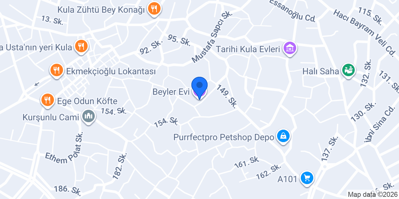 Beyler Evi konumu