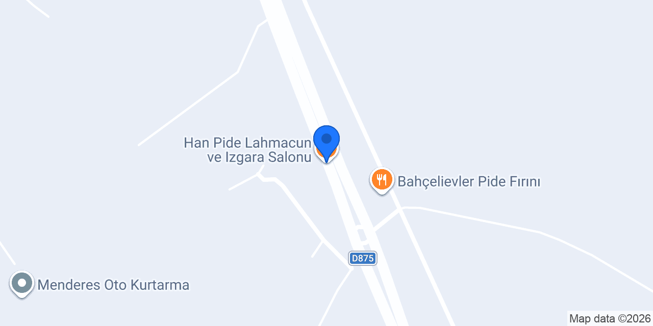 Han Pide Lahmacun ve Izgara Salonu konumu