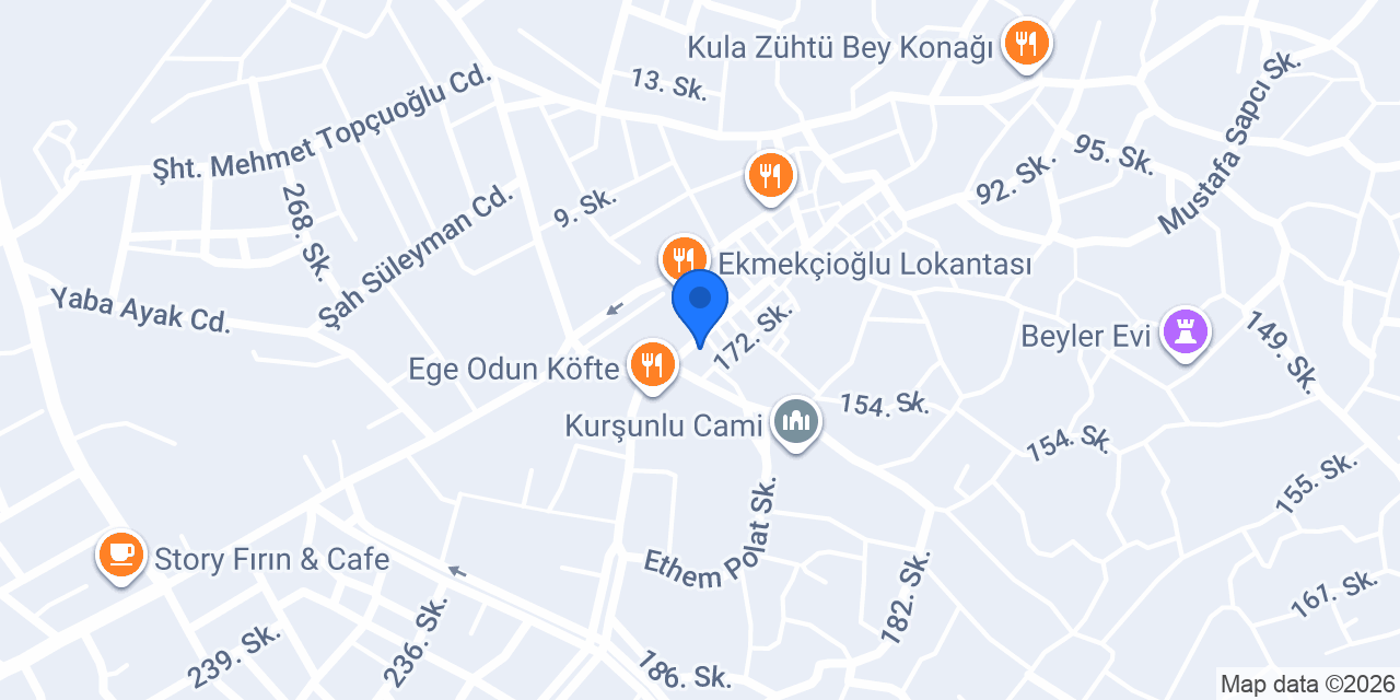 Kula Kokoreçci Muhterem konumu