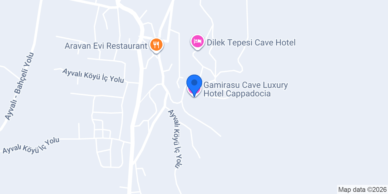 Gamirasu Cave Luxury Hotel Cappadocia konumu
