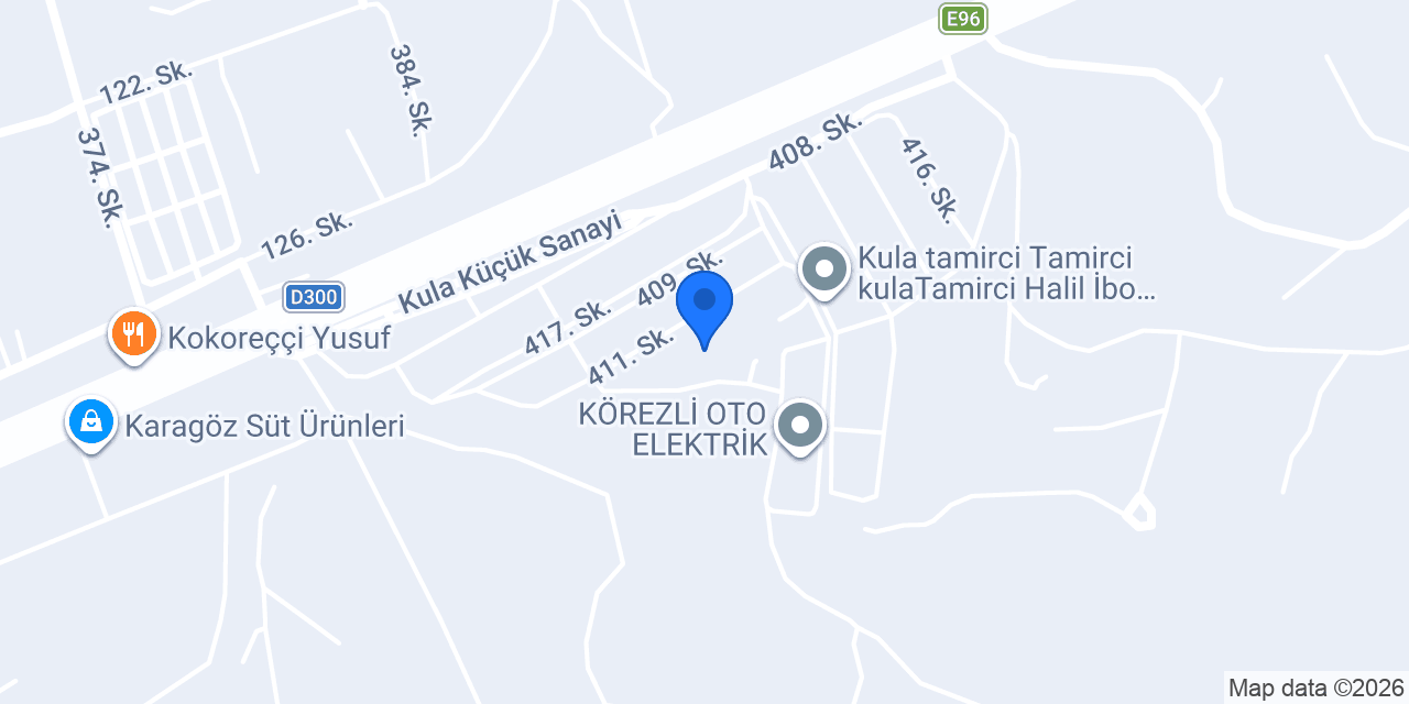 Kula Özkara Ağır Vasıta Servisi konumu