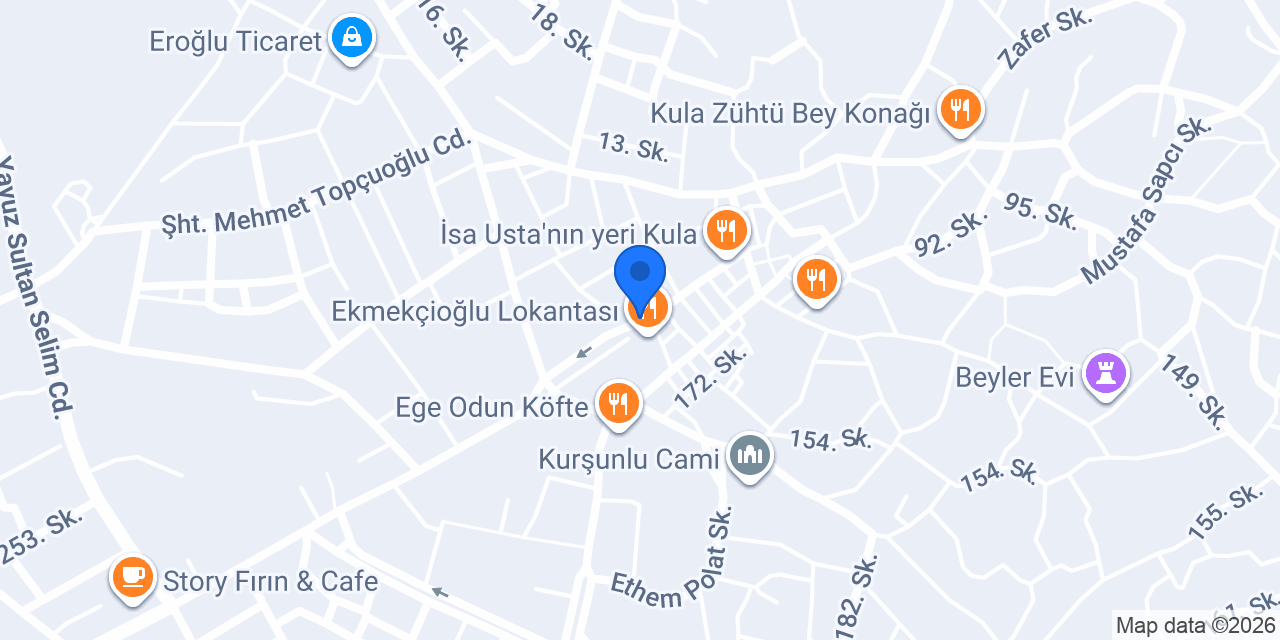 Çiçek Mobilya konumu