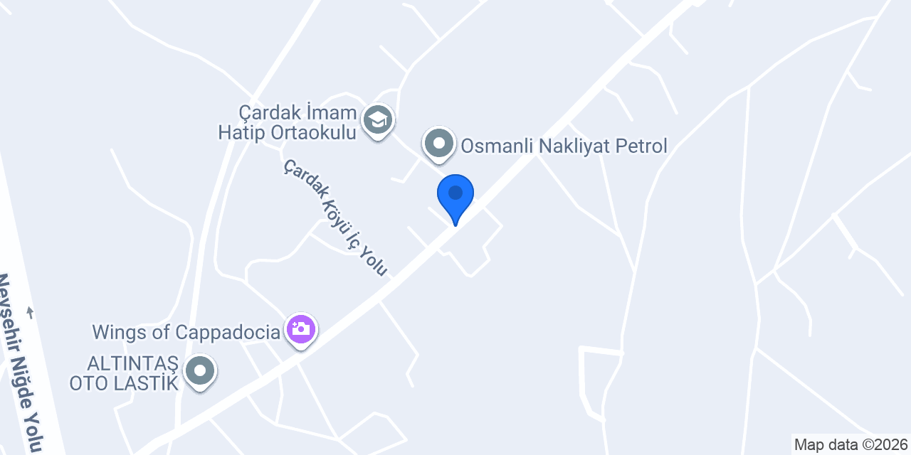 NEVŞEHİR SİNANOĞLU RÖMORK konumu