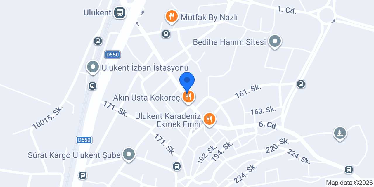 Rumeli Börekçisi Ulukent konumu