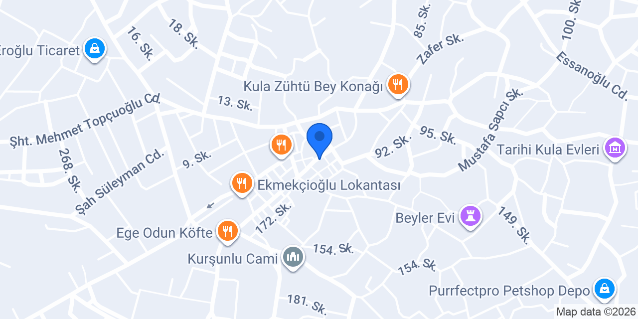 Yağmur Butik konumu