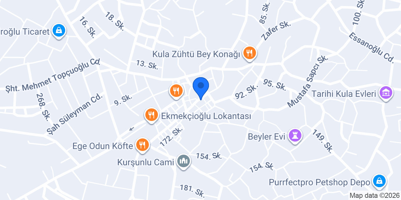 Erol Gömlekleri konumu