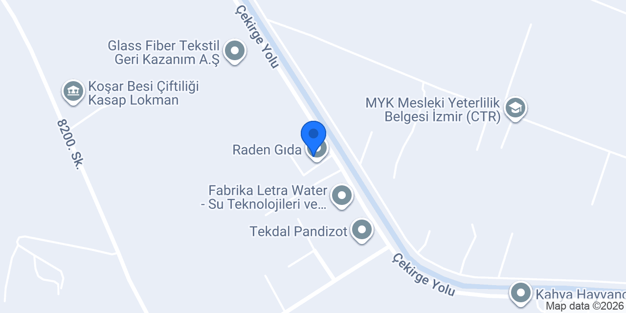 Raden Gıda konumu