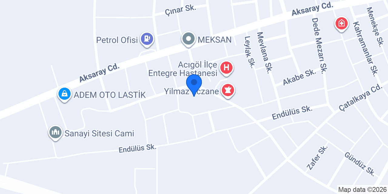 Acıgöl Mesleki ve Teknik Anadolu Lisesi konumu