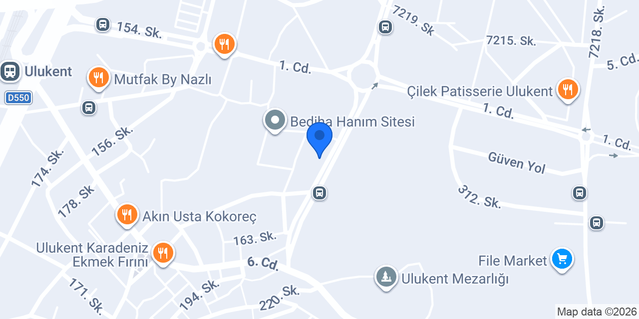 Ulukent Optik konumu