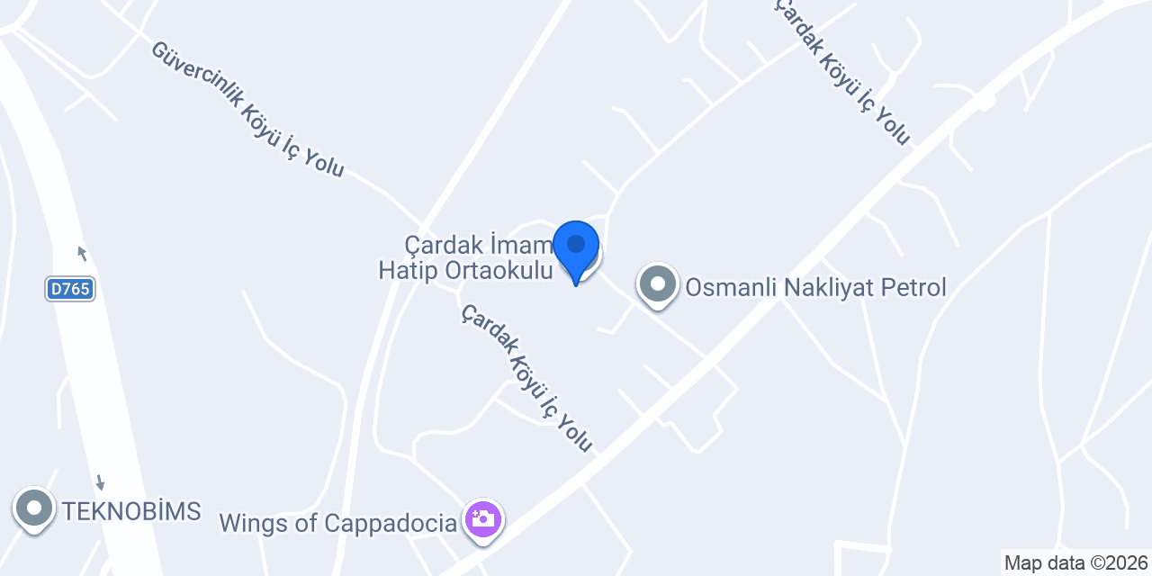 Çardak İmam Hatip Ortaokulu konumu