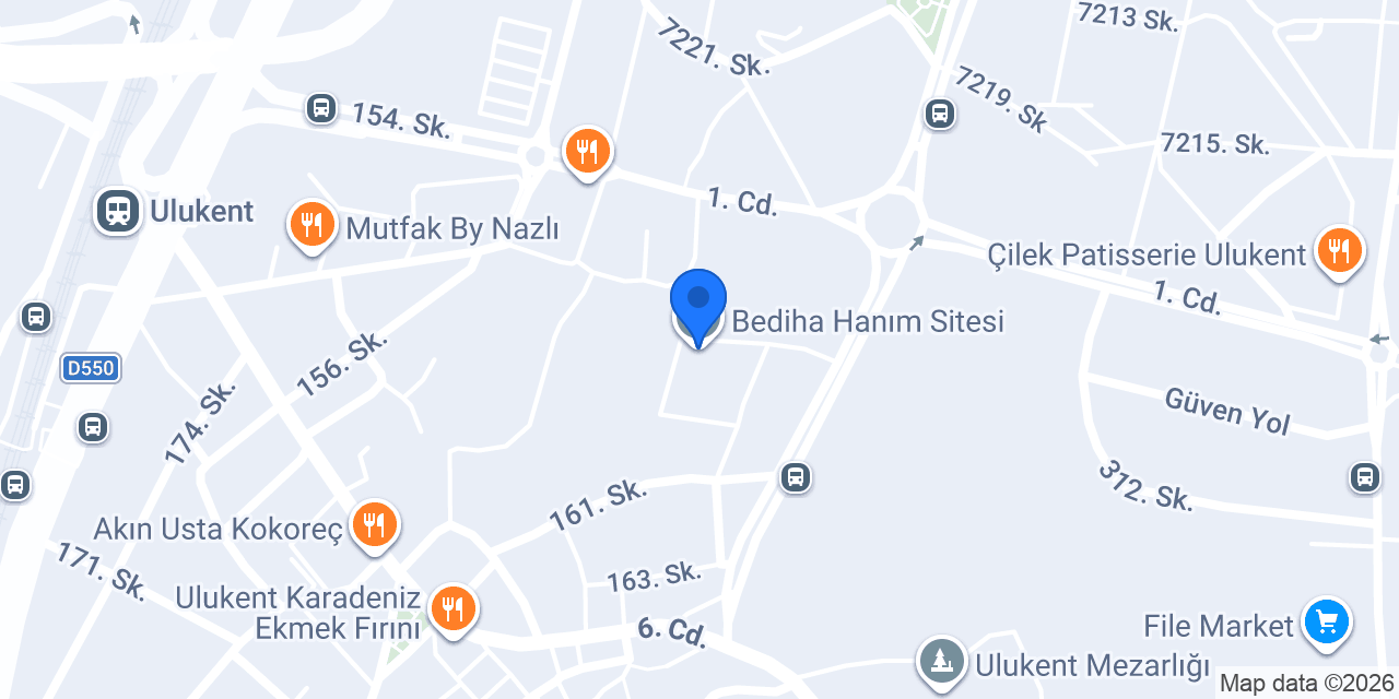 Bediha Hanım Sitesi konumu