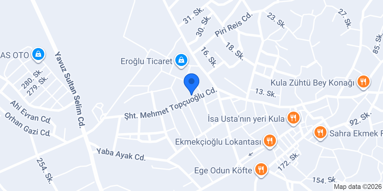 Kula Reklam konumu