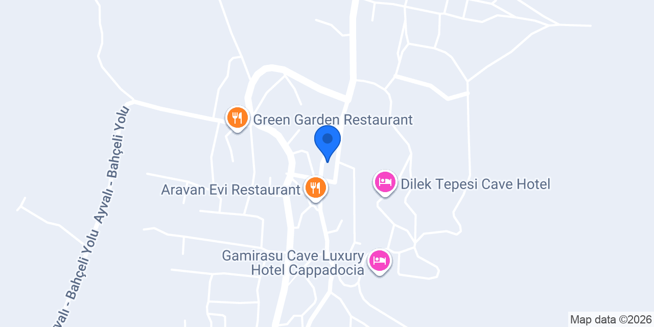 Şirhanem Cave Restaurant konumu