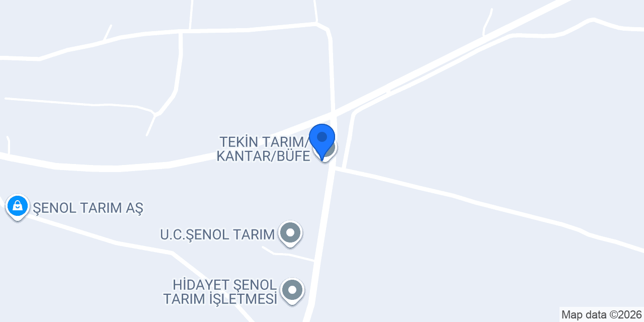 TEKİN TARIM/KANTAR/BÜFE konumu