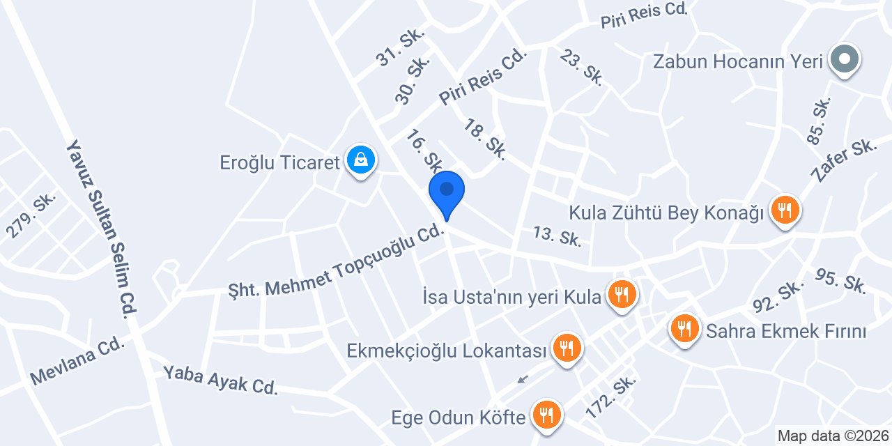 Güler Ekmek fırını konumu