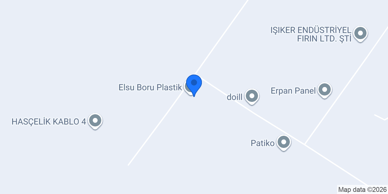 Elsu Boru Plastik konumu