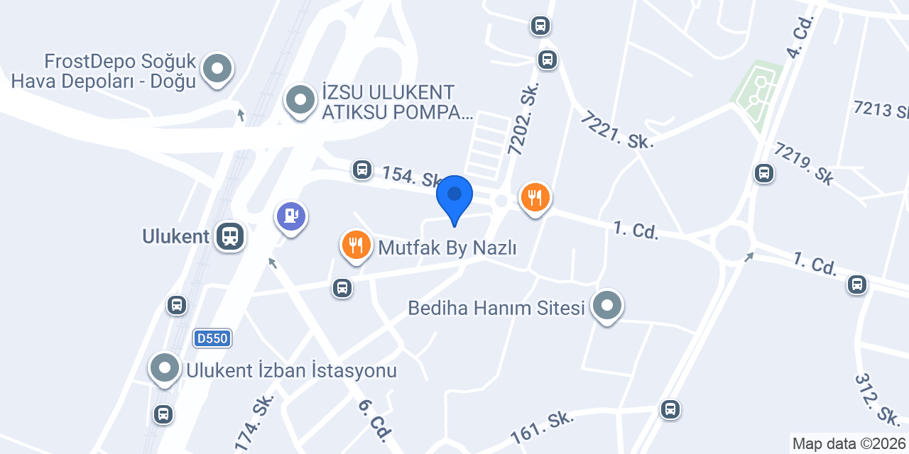 Servis Büfe Ulukent konumu